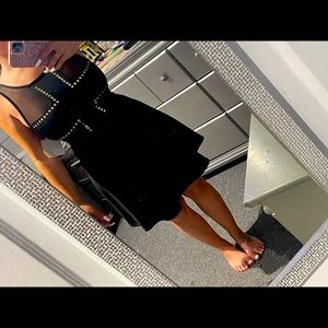 Black Mesh top dress